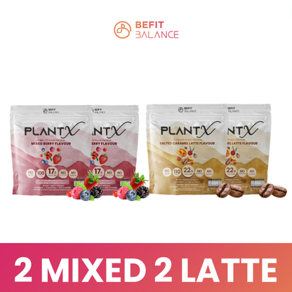 Value Set - 4 Plant-X + FREE Be Fit Shaker