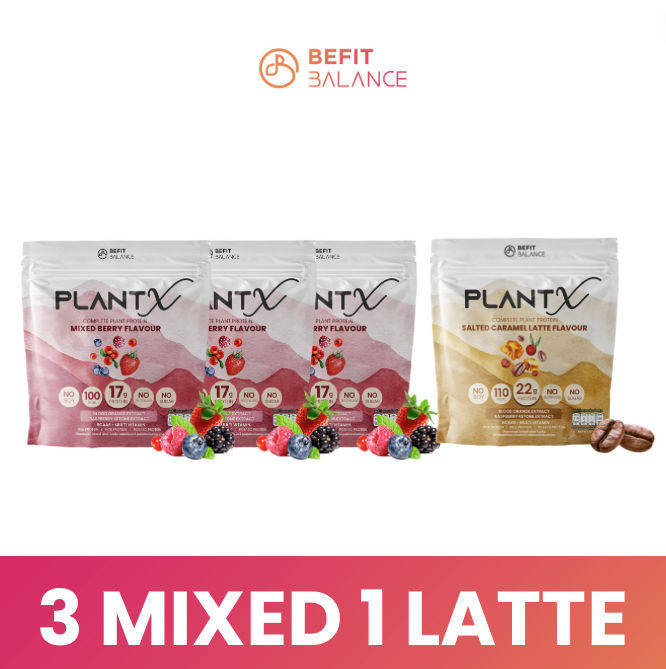 Value Set - 4 Plant-X + FREE Be Fit Shaker