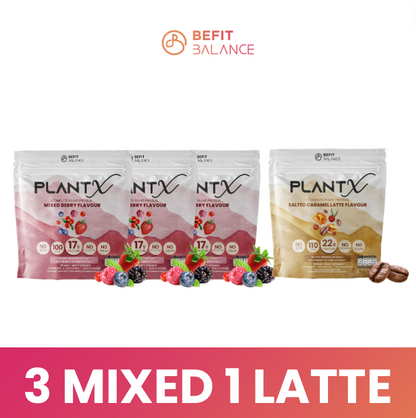 Value Set - 4 Plant-X + FREE Be Fit Shaker