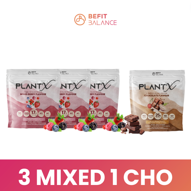 Value Set - 4 Plant-X + FREE Be Fit Shaker