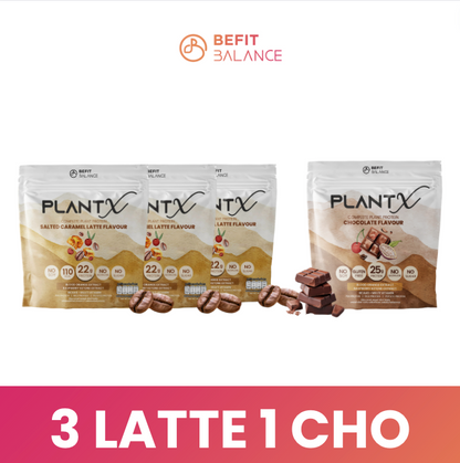 Value Set - 4 Plant-X + FREE Be Fit Shaker