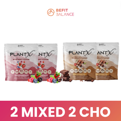 Value Set - 4 Plant-X + FREE Be Fit Shaker