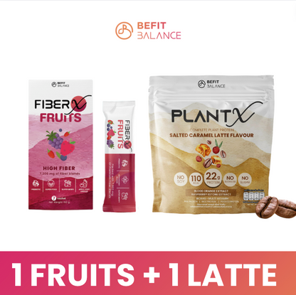 Bundle Set - FIBER X 1กล่อง / Plant X โปรตีนพืช 1 ถุง Set meal replacement