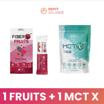 Bundle Set - Fiber-X + MCT-X Set ดูแลระดับน้ำตาลในเลือด