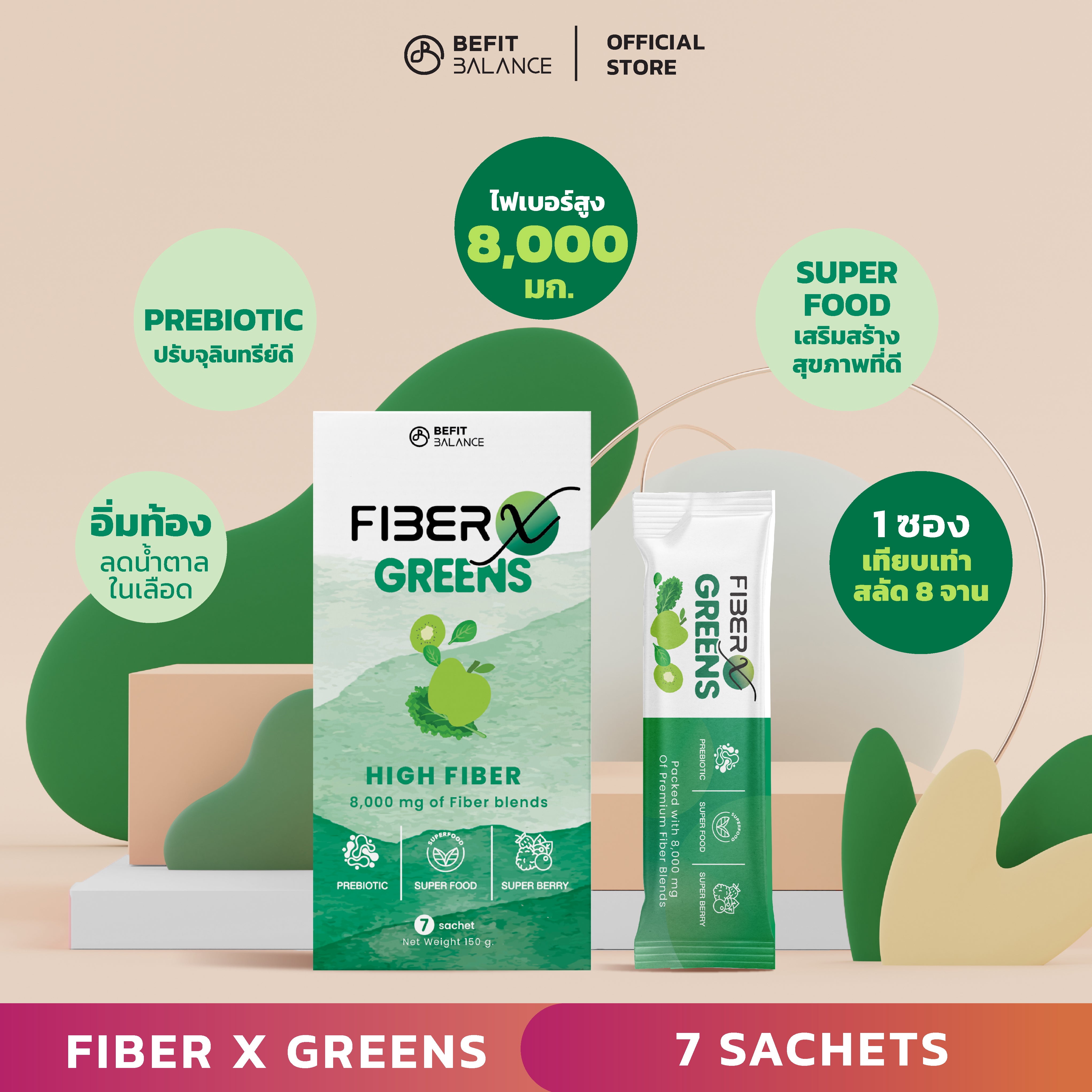 Bundle Set - Fiber-X + MCT-X Set ดูแลระดับน้ำตาลในเลือด