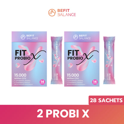 FITPROBIO X 14 SACHETS โพรไบโอติกส์ Probiotic สำหรับผู้หญิง ปรับสมดุลลำไส้ ลดไขมัน ดูแลจุดซ่อนเร้น